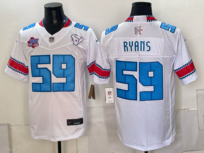 Men Houston Texans #59 Ryans white 2026 Nike NFL Jersey 0930003
